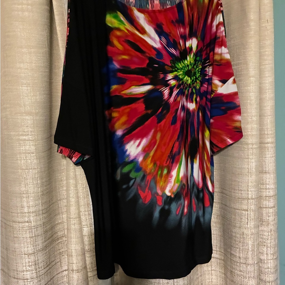 Vibrant Multicolor Patterned Top - Picture 3 of 3